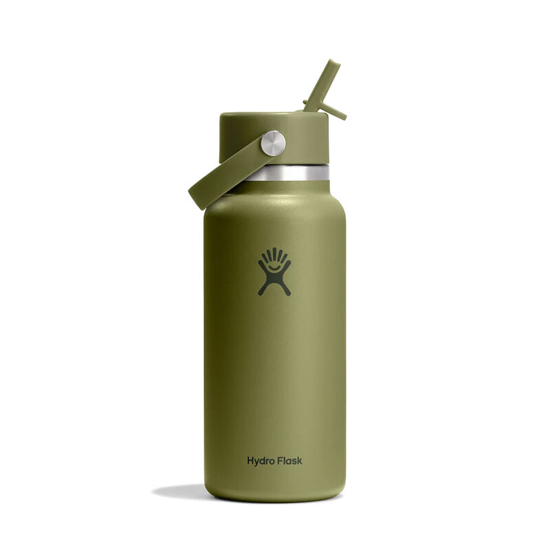 Hydro Flask 32oz (946ml) Wide Mouth With Flex Straw Cap Bottle image number 0